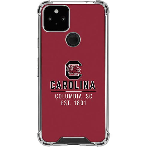 University of South Carolina Columbia SC, EST. 1801 Google Pixel 5 Clear Case